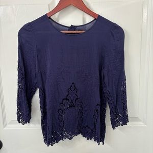 Anthropologie Dolce Vita Silk Cotton Blouse